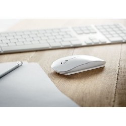 Souris optique sans fil en ABS brillant