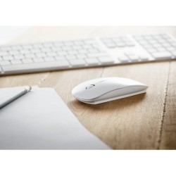 Souris optique sans fil en ABS brillant
