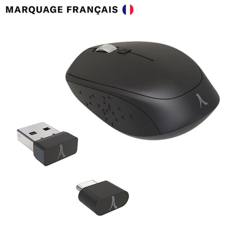 Souris sans-fil 100% ECO-RESPONSABLE en Plastique Recyclé