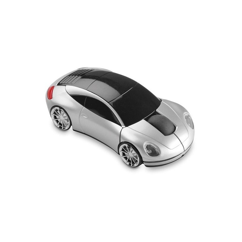 Souris optique sans fil. Forme de voiture