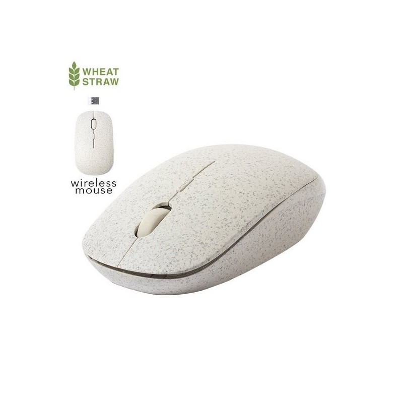 Souris d'ordinateur sans fil en canne de blé