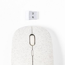 Souris d'ordinateur sans fil en canne de blé