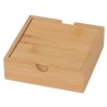 Ensemble de 4 sous-verres bambou