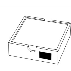 Ensemble de 4 sous-verres bambou