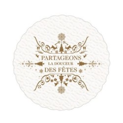 Sous-verre en papier gaufré