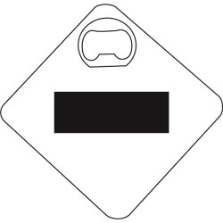 Sous-verre décapsuleur