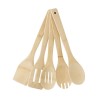 Set de 5 ustensiles bambou
