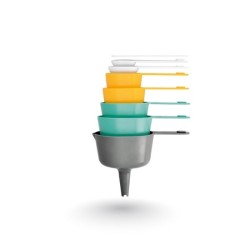 Cuilleres et pichet doseurs & entonnoir & spatule