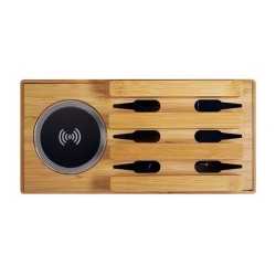 Station de chargement bambou