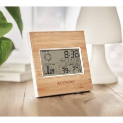 Station météo finition bambou