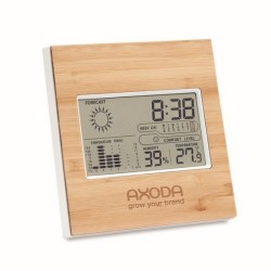 Station météo finition bambou