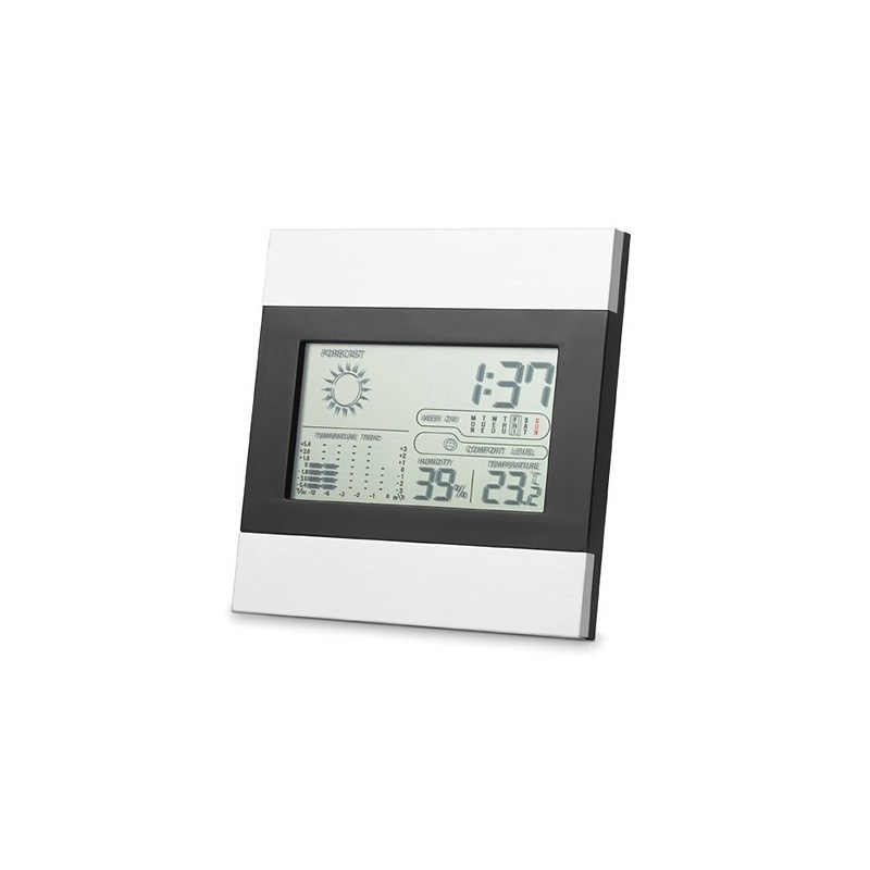 Station météo noire et argent