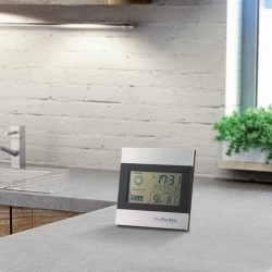 Station météo noire et argent