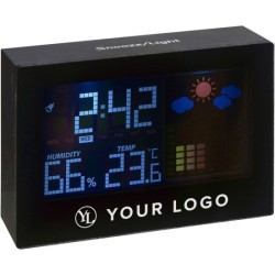 Station météo en plastique rétro-éclairée