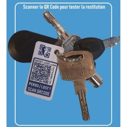 Planche LUCKY-LOST 2 QR codes adhésif
