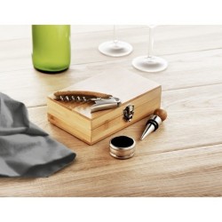 Coffret de sommelier en bambou