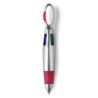 Stylo 4 couleurs avec mousqueton