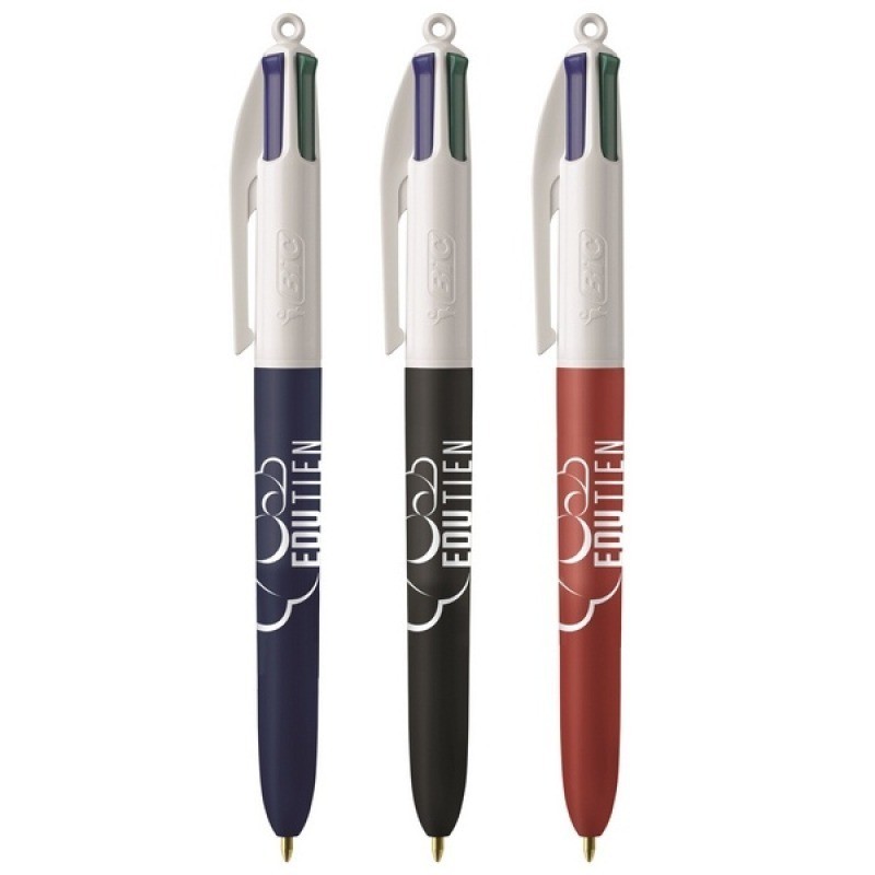 Stylo Bic 4 couleurs Toucher doux