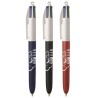 Stylo Bic 4 couleurs Toucher doux