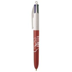 Stylo Bic 4 couleurs Toucher doux