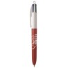 Stylo Bic 4 couleurs Toucher doux