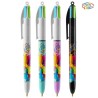 Stylo Bic 4 couleurs fashion avec tour de cou