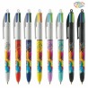 Stylo Bic 4 couleurs fashion avec tour de cou