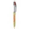 Stylo bic 4 couleurs bille brillant (shine) avec tour de cou