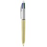 Stylo bic 4 couleurs bille brillant (shine) avec tour de cou