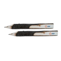 Stylo ou crayon bois brut - petit modèle - Mine graphite ou bille 