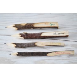 Stylo ou crayon bois brut - petit modèle - Mine graphite ou bille 