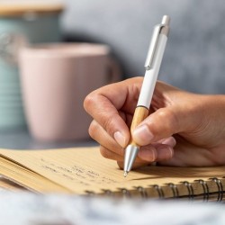 Stylo à bille grip Bambou