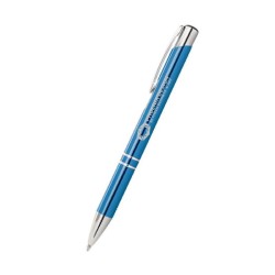 Stylo-bille métal brillant