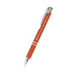 Stylo-bille métal et gomme