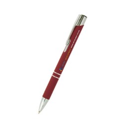 Stylo-bille métal et gomme