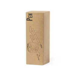 Stylo avec support en carton recyclé