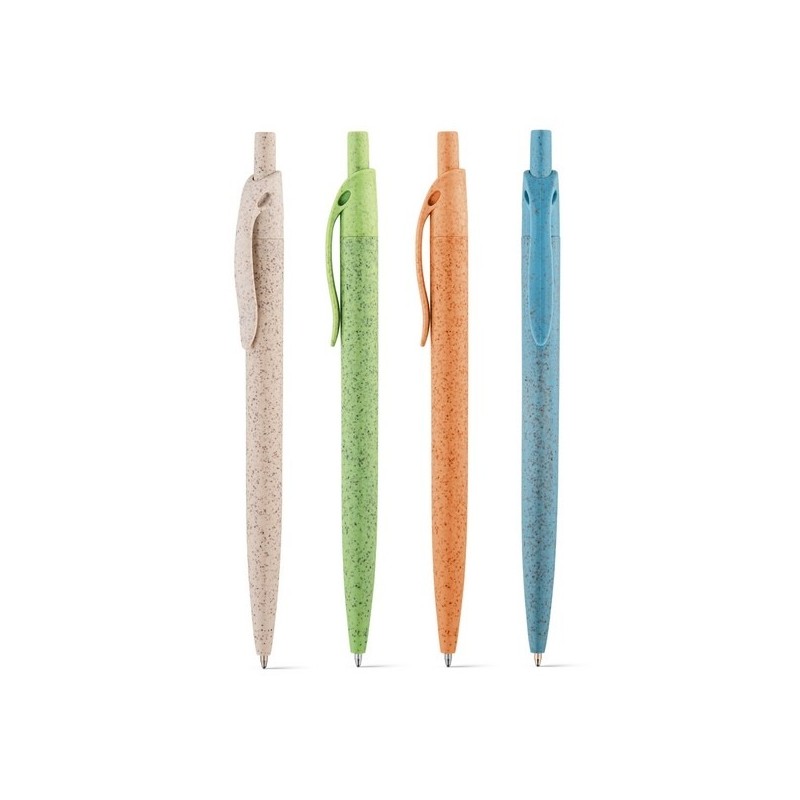 Stylo bille en fibre de paille de blé et abs