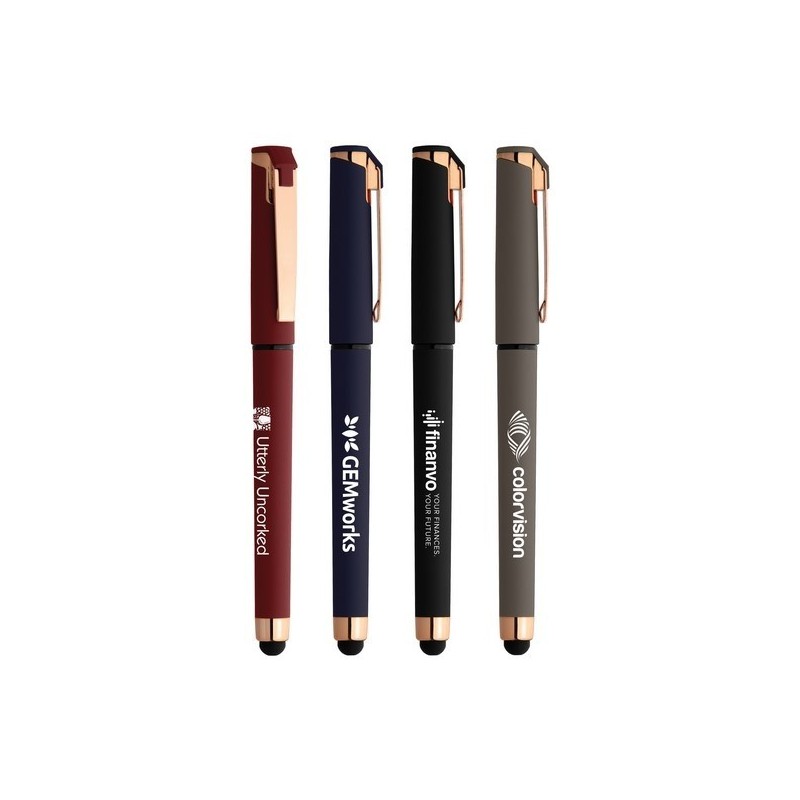 Stylo gel rose gold avec stylet