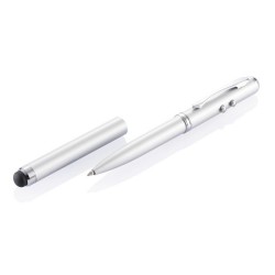 Stylo 4 en 1 avec fonctions stylet, laser et lampe