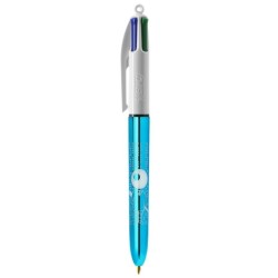 Stylo 4 couleurs corps Shiny de Bic