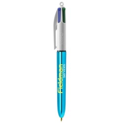 Stylo 4 couleurs corps Shiny de Bic