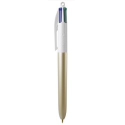 Stylo Bic 4 couleurs corps glacé