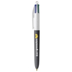 Stylo BIC 4 couleurs corps bois