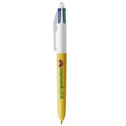 Stylo BIC 4 couleurs corps bois