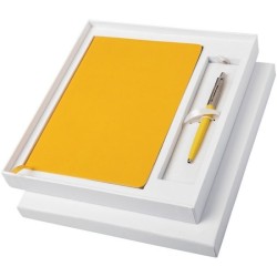 Parure-cadeau avec cahier classic et stylo parker