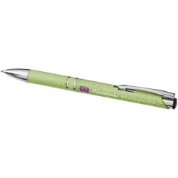 Stylo bille rétractable ABS en paille de blé