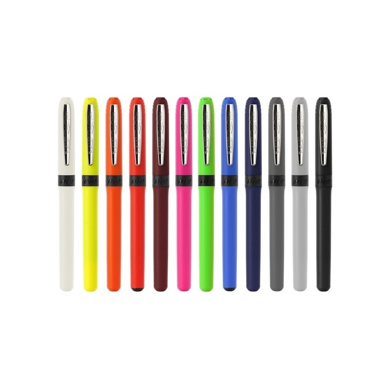Grip roller chrome bic