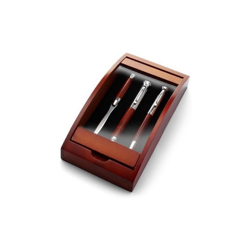 Parure roller, stylo bille et coupe-papier