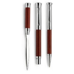 Parure roller, stylo bille et coupe-papier