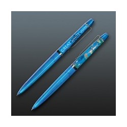 Stylo avec insert flottant dans un liquide